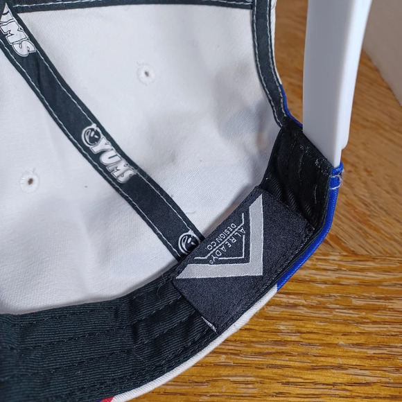 Texas Rangers Snapback Yums Hat All American Cut Splattered Paint Look. Has some - Picture 9 of 9